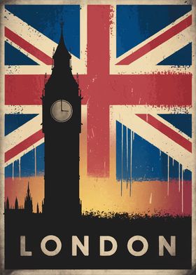 London Skyline Poster