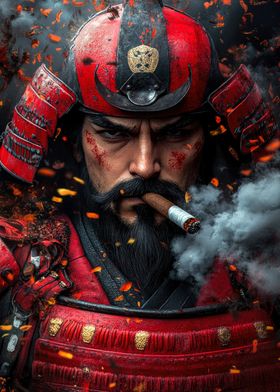 Samurai Warrior Portrait