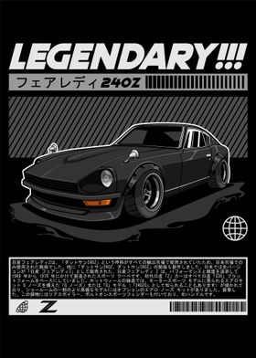 Nissan Datsun 240Z Fairlady Z Black