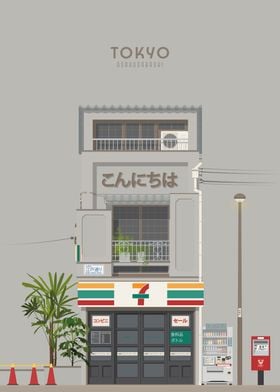 Tokyo Travel Illustration