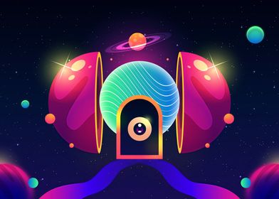 Cosmic Eye Portal