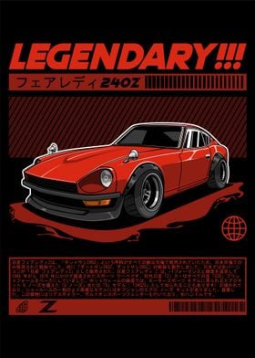 Nissan Datsun 240Z RED Fairlady Z