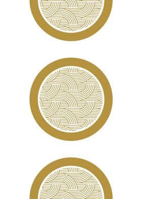 Gold Circle Pattern