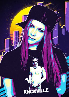 Avril Lavigne Retro Art