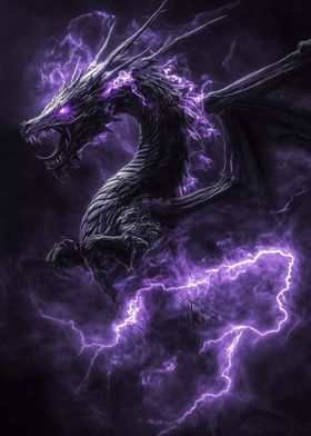 Purple Lightning Dragon