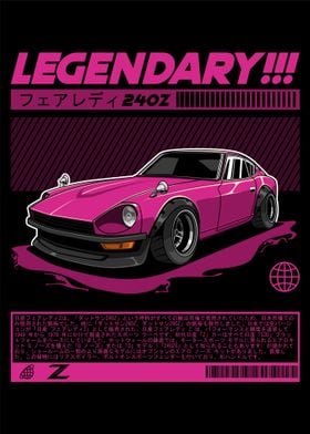 Nissan Datsun 240Z Fairlady Z Pink