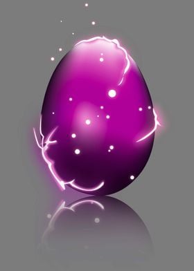 Purple Glowing Egg