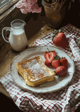 French Toast with Strawberries