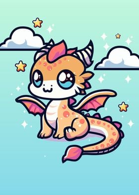 Chibi Cartoon Dragon