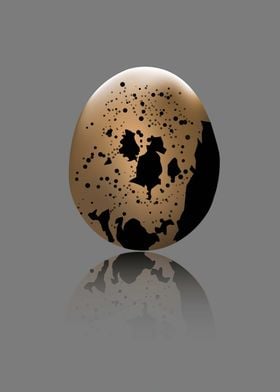 Spotted Egg Illustration