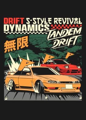 Tandem Drift Illustration