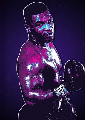 Mike Tyson Boxing Art