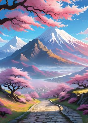 Cherry Blossom Mountain 