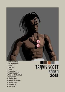 Travis Scott Rodeo 2015 Album Cover