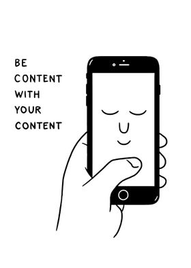 Be Content With Your Content