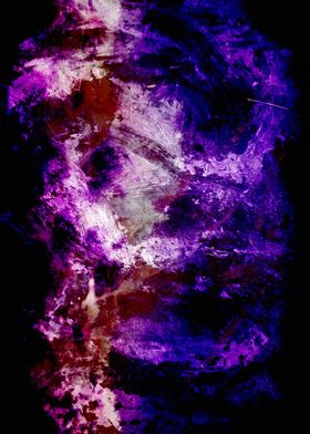 Abstract Purple and Red Artwork