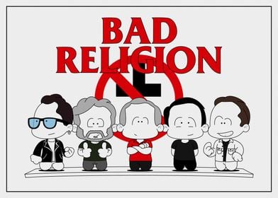 Bad Religion Band Illustration