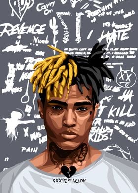 XXXTentacion Portrait