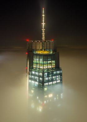 Skyscraper in Fog - Varso Tower