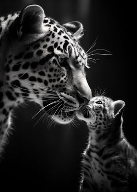 Leopard and Cub