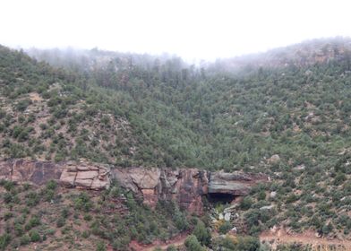 Misty Mountain Landscape