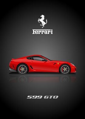 Ferrari 599 GTO Poster