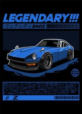 Nissan Datsun 240Z Fairlady Z Blue