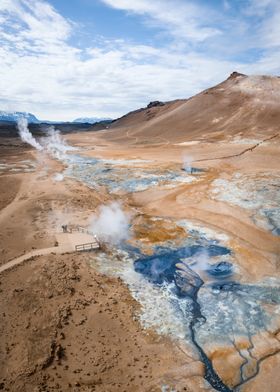 Icelandic Geothermal Landscape