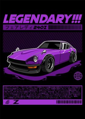 Nissan Datsun 240Z Fairlady Z Purple