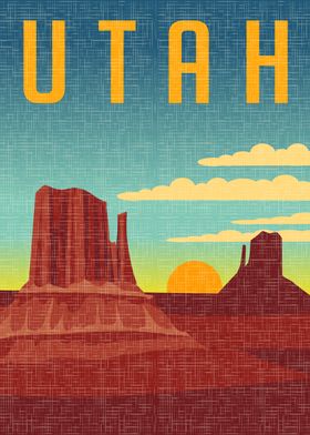 Utah Landscape Poster