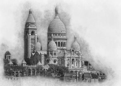 Sacré-Cœur Basilica Sketch