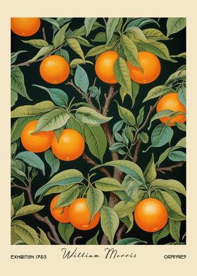 William Morris Oranges Fruit Kitchen