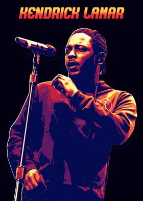 Kendrick Lamar Music Poster