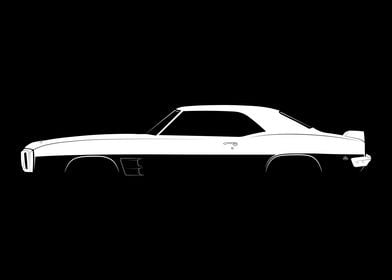 Firebird Trans-Am (1969) Silhouette