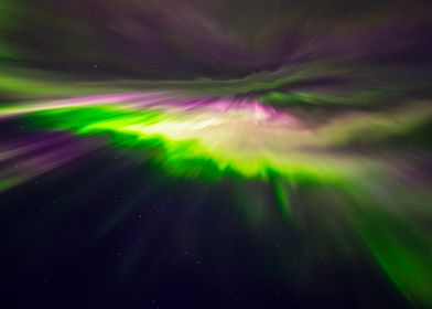 Aurora Borealis Night Sky