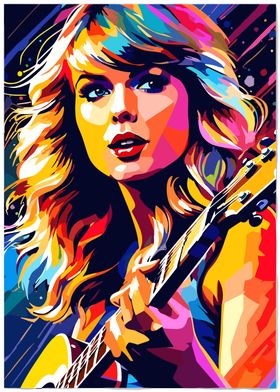 Taylor Swift Pop Art