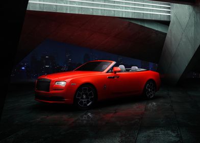 Red Rolls Royce Dawn