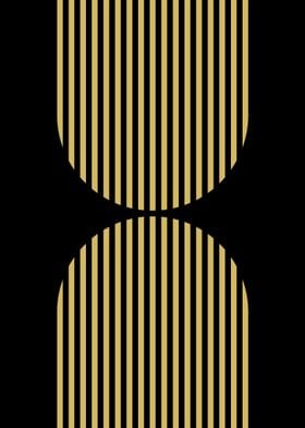 Gold and Black Stripes