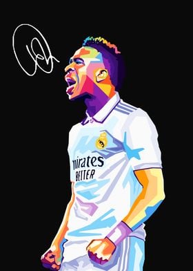 Vinicius Jr. Pop Art