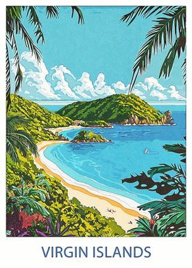 Virgin Islands Beach Scene