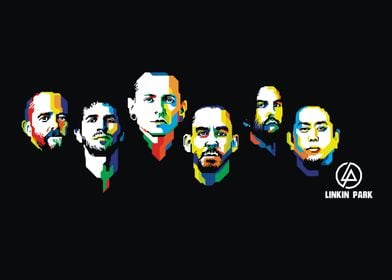 Linkin Park Band Portrait