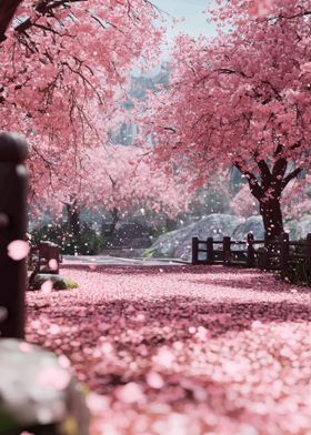 Cherry Blossom Pathway