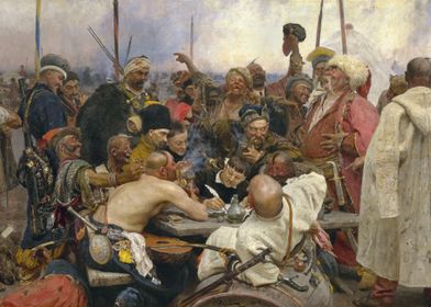 Cossack Council Painting