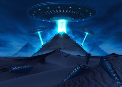 UFOs Over Giza