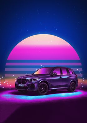 BMW X5 M in Retro Style