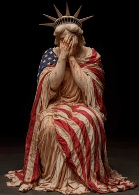 Statue of Liberty Weeping