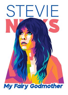 Stevie Nicks Pop Art Portrait