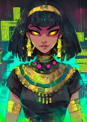 Egyptian Queen Digital Art