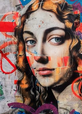 Street Graffiti Portrait