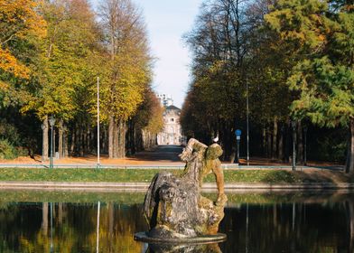 Stone Sculpture in Park